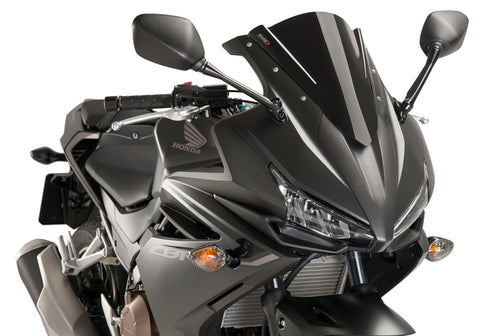 Windscreen Racing Black