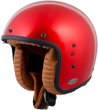 Bellfast Open Face Helmet Candy Red Sm