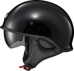 Exo C90 Open Face Helmet Gloss Black Lg