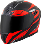 Exo Gt920 Modular Helmet Shuttle Black/Red 2x