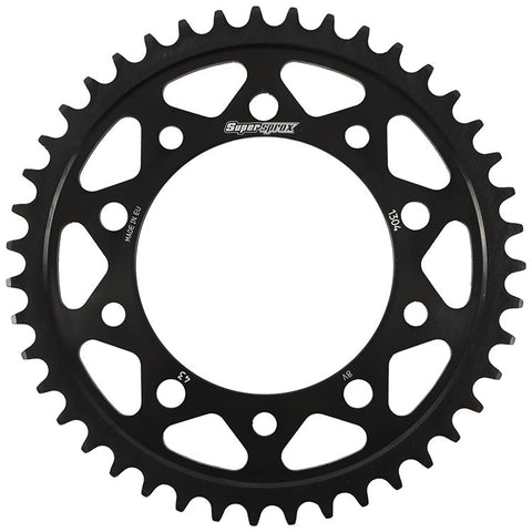 Rear Edge Sprocket Steel 43t 525 Blk Hon/Yam