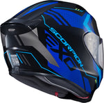 Exo R420 Full Face Helmet Seismic Blue Lg