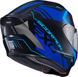 Exo R420 Full Face Helmet Seismic Blue Lg