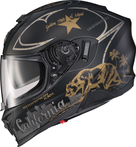 Exo T520 Helmet Golden State Matte Black Md