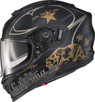 Exo T520 Helmet Golden State Matte Black 3x