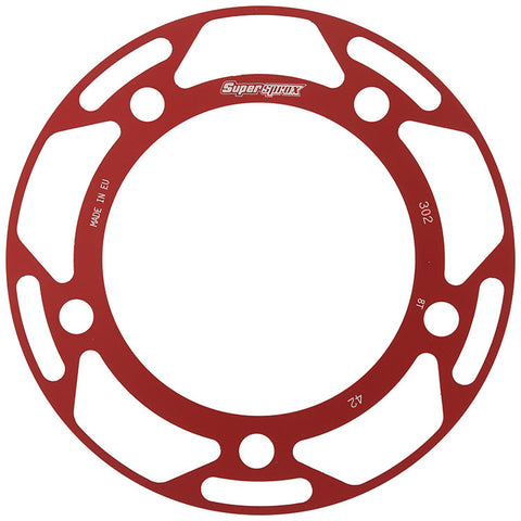 Rear Edge Sprkt Color Disk Alu 42t 530 Red Hon