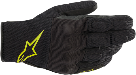 ALPINESTARS S-MAX Drystar® Gloves - Black/Yellow -XL 3527620-155-XL