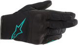 ALPINESTARS Stella S-Max Gloves - Black/Teal - XL 3537620-1170-XL