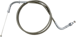 MOTION PRO Throttle Cable - Push - Suzuki - Stainless Steel 64-0238