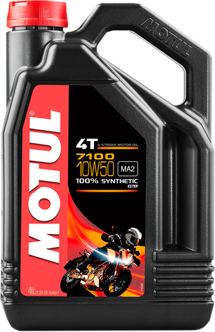 MOTUL 7100 4T Synthetic Oil - 10W-50 - 4 L 104098