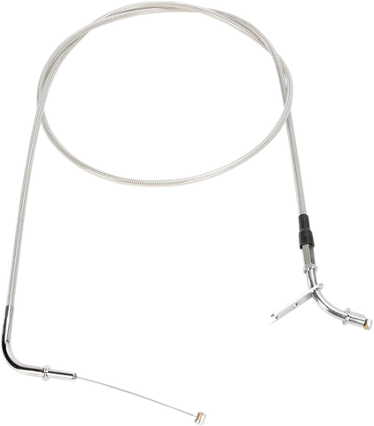 MOTION PRO Throttle Cable - Pull - Kawasaki - Stainless Steel 63-0353