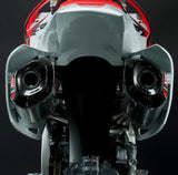 Rs 9 Header/Canister/End Cap Exhaust Dual System Ss Al Cf