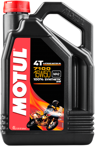 MOTUL 7100 4T Synthetic Oil - 15W-50 - 4 L 104299