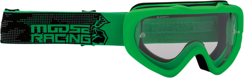 MOOSE RACING Youth Qualifier Goggles - Agroid - Green 2601-2662