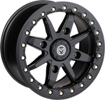 MOOSE UTILITY Beadlock Wheel - 544X - Front/Rear - Black - 14x7 - 4/136 544BL147136SB54