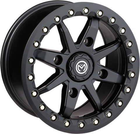 MOOSE UTILITY Beadlock Wheel - 544X - Front/Rear - Black - 14x7 - 4/156 544BL147156SB54