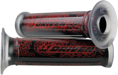 DRIVEN RACING Grips - Bandana - Red D335 RD