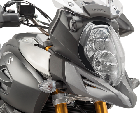 PUIG HI-TECH PARTS Protective Headlight Cover - Vstrom1000 - Clear 8126W