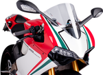 PUIG HI-TECH PARTS Race Windscreen - Clear - Panigale 5990W