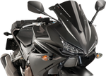 PUIG HI-TECH PARTS Race Windscreen - Black - CBR500R 8903N