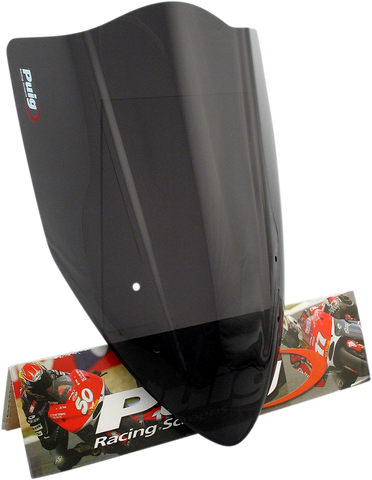 PUIG HI-TECH PARTS Race Windscreen - Dark Smoke - Z1000 1520F