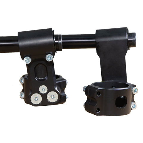 75mm Rise Front Mount Adjustable Angle Clipon Risers (with standard 7/8" bars) - Woodcraft Technologies