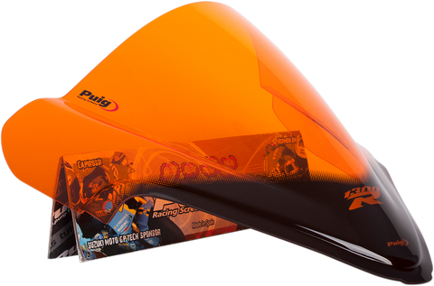 PUIG HI-TECH PARTS Race Windscreen - Orange - Hayabusa 4826T