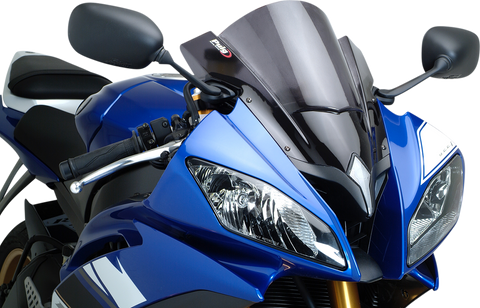 PUIG HI-TECH PARTS Race Windscreen - Dark Smoke - R6 4635F