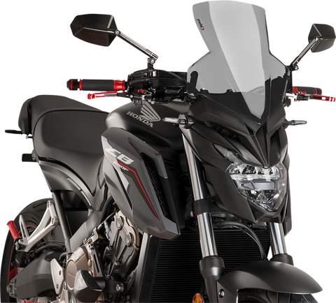 PUIG HI-TECH PARTS New Generation Windscreen - Dark Smoke - CB650F 9687F