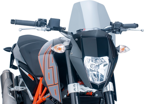 PUIG HI-TECH PARTS New Generation Windscreen - Smoke - KTM 690 6009H