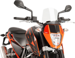 PUIG HI-TECH PARTS New Generation Windscreen - Clear - KTM 390 6009W
