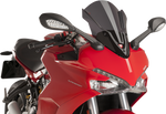 PUIG HI-TECH PARTS Race Windscreen - Dark Smoke - Tour - Ducati 9434F