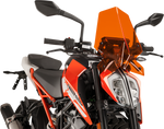 PUIG HI-TECH PARTS New Generation Windscreen - Orange - KTM 9514T