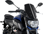 PUIG HI-TECH PARTS Race Windscreen - Black - Tour - Yamaha 9667N