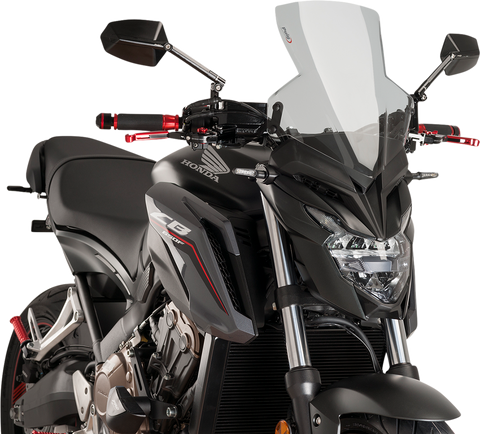 PUIG HI-TECH PARTS New Generation Windscreen - Smoke - Honda 9687H