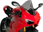PUIG HI-TECH PARTS Race Windscreen - Dark Smoke - Ducati 9690F