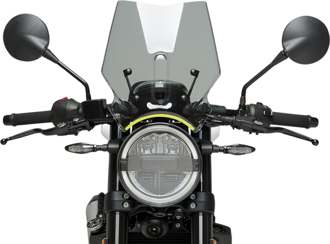 PUIG HI-TECH PARTS New Generation Windscreen - Light Smoke - Husqvarna 9702H