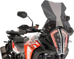 PUIG HI-TECH PARTS Race Windscreen - Dark Smoke - KTM 9717F