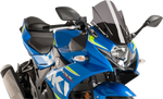 PUIG HI-TECH PARTS Race Windscreen - Dark Smoke - Suzuki 9722F