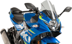 PUIG HI-TECH PARTS Race Windscreen - Smoke - Suzuki 9722H