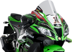 PUIG HI-TECH PARTS Race Windscreen - Clear - Kawasaki 9849W