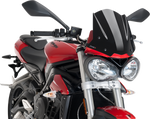 PUIG HI-TECH PARTS New Generation Windscreen - Black 9999N