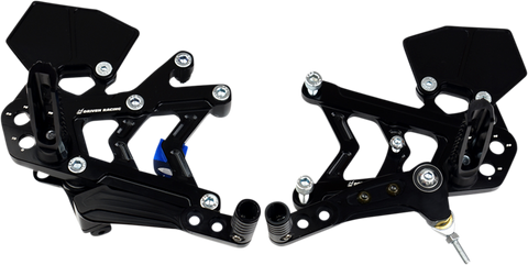 DRIVEN RACING TT Rearset - 2019+ Kawasaki ZX6 636R Ninja DRP-739