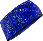 ZAN HEADGEAR SportFlex® Headband - Navy Paisley HBL111