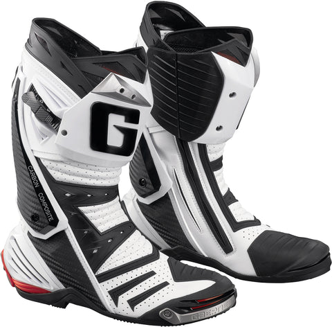 Gp1 Road Race Boots White Peforated 13