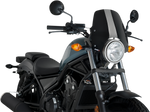 PUIG HI-TECH PARTS New Generation Windscreen - Black - Rebel 3829N