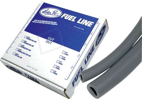 MOTION PRO Premium Fuel Line - Gray - 1/4" - 25' 12-0032