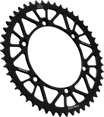 JT SPROCKETS Rear Sprocket - Kawasaki - Black - 49 Tooth JTA460.49BLK