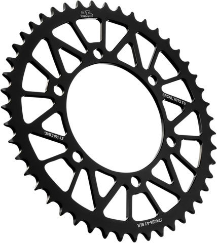 JT SPROCKETS Rear Sprocket - Kawasaki/Yamaha - Black - 47-Tooth JTA486.47BLK