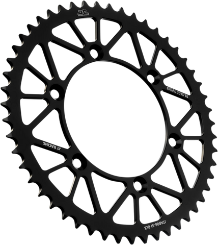 JT SPROCKETS Rear Sprocket - Suzuki - Black - 51-Tooth JTA808.51BLK